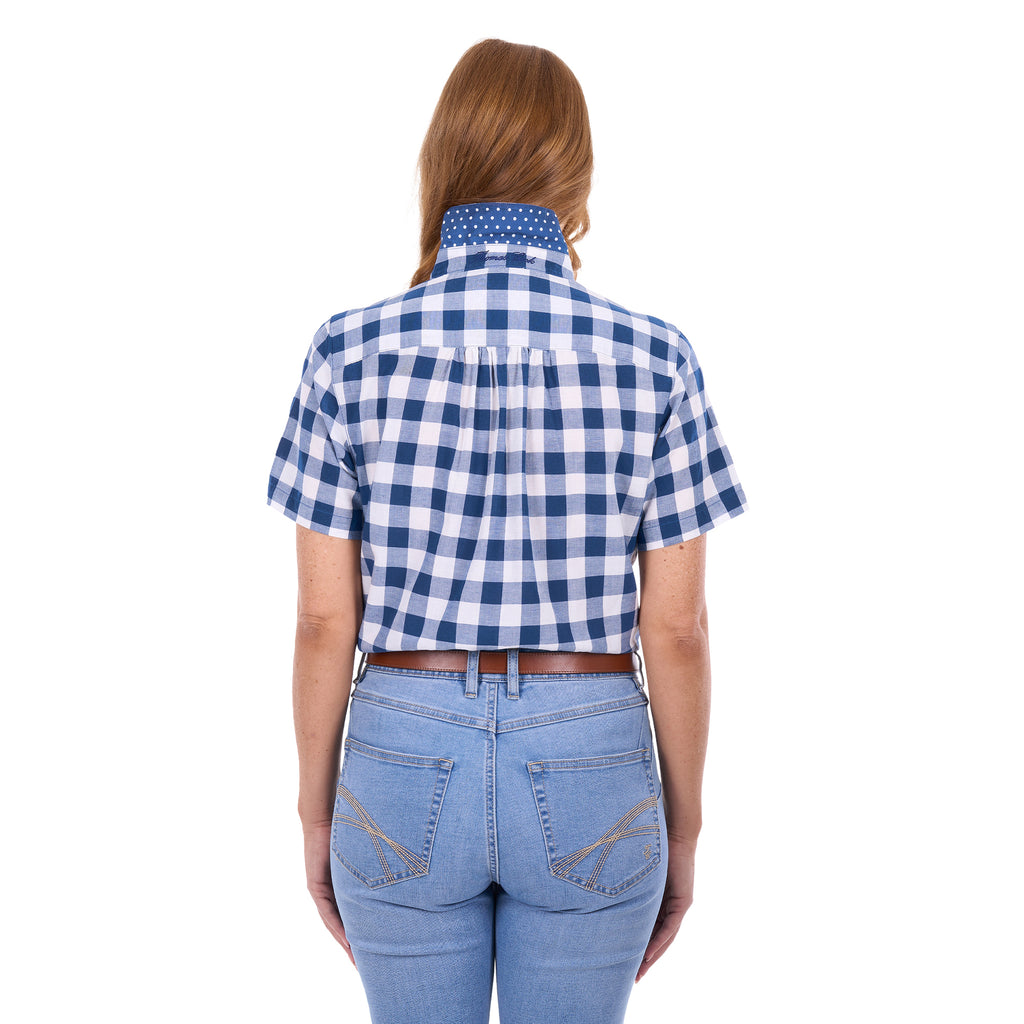 Thomas Cook Womens Dianna S/S Shirt (T6S2125087) Blue/White