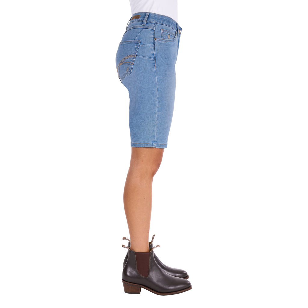 Thomas Cook Womens Ebony Denim Shorts (T6S2302064) Light Wash