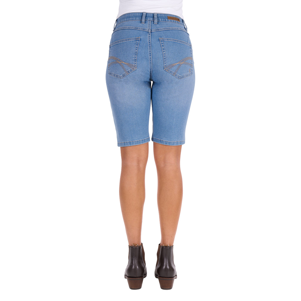Thomas Cook Womens Ebony Denim Shorts (T6S2302064) Light Wash