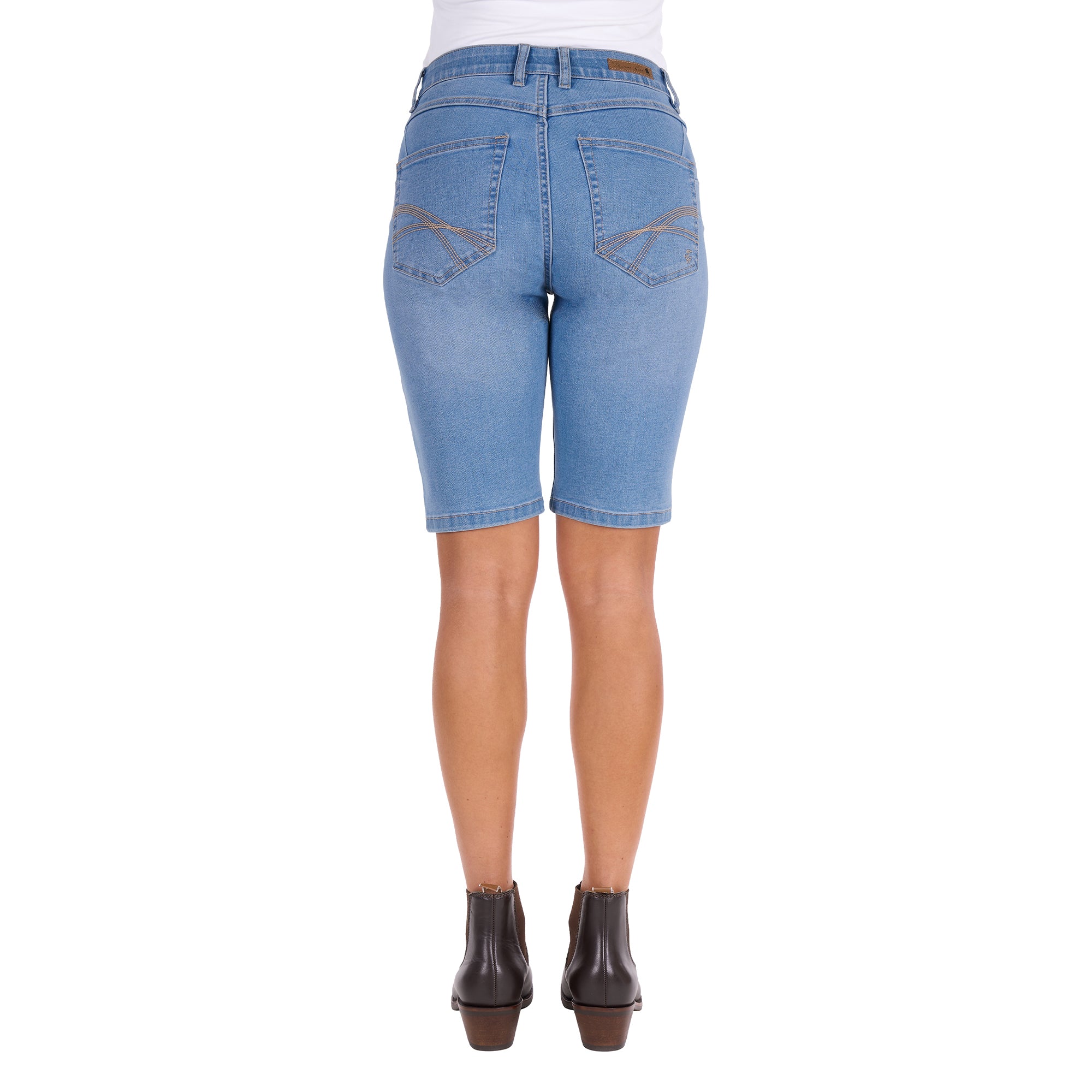 Thomas Cook Womens Ebony Denim Shorts (T6S2302064) Light Wash