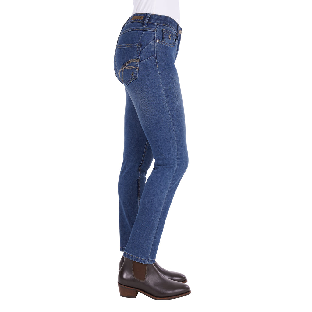 Thomas Cook Womens Ebony Slim Leg Jeans (T6S2218064) Mid Wash