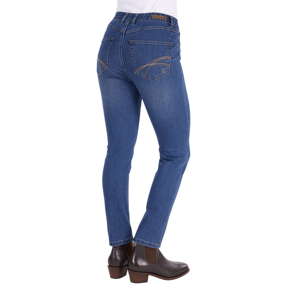 Thomas Cook Womens Ebony Slim Leg Jeans (T6S2218064) Mid Wash