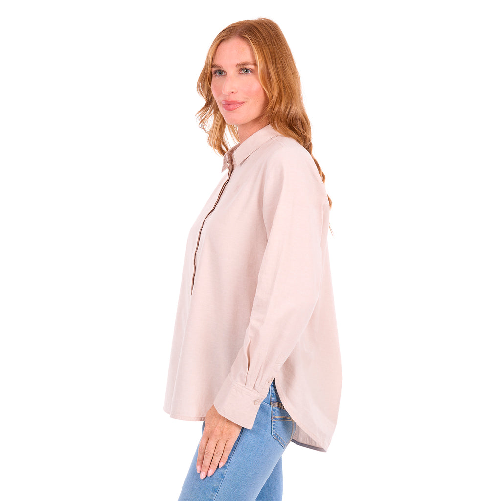 Thomas Cook Womens Elvie L/S Shirt (T6S2124084) Natural Marle