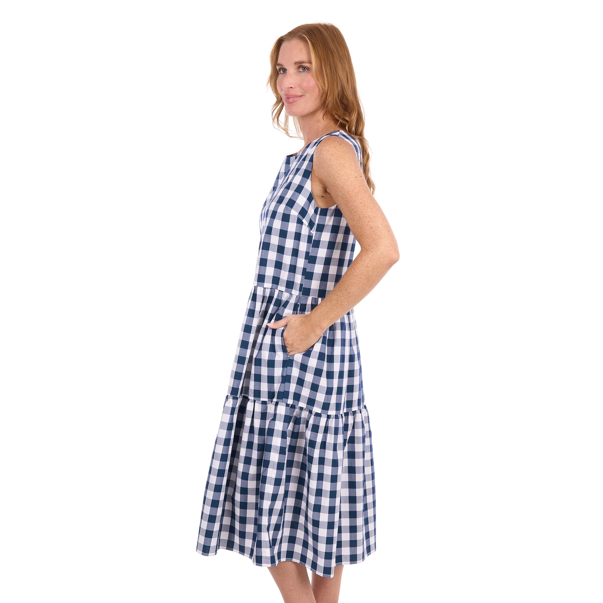 Thomas Cook Womens Emily Dress (T6S2418095) Navy/White