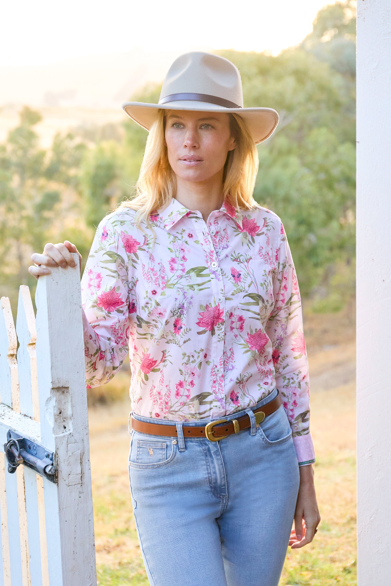 Thomas Cook Womens Frankie L/S Shirt (T6S2114068) Pink Multi