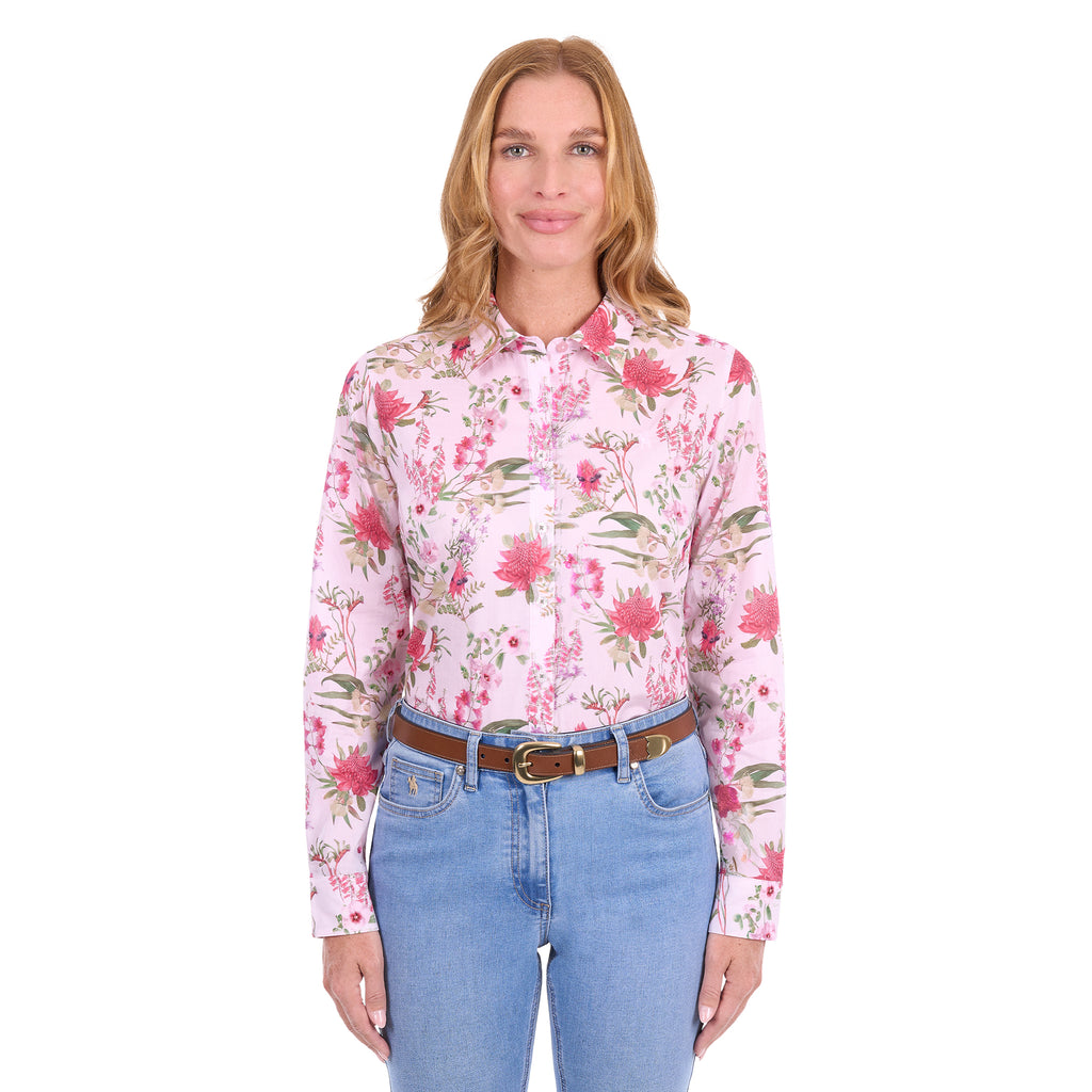 Thomas Cook Womens Frankie L/S Shirt (T6S2114068) Pink Multi