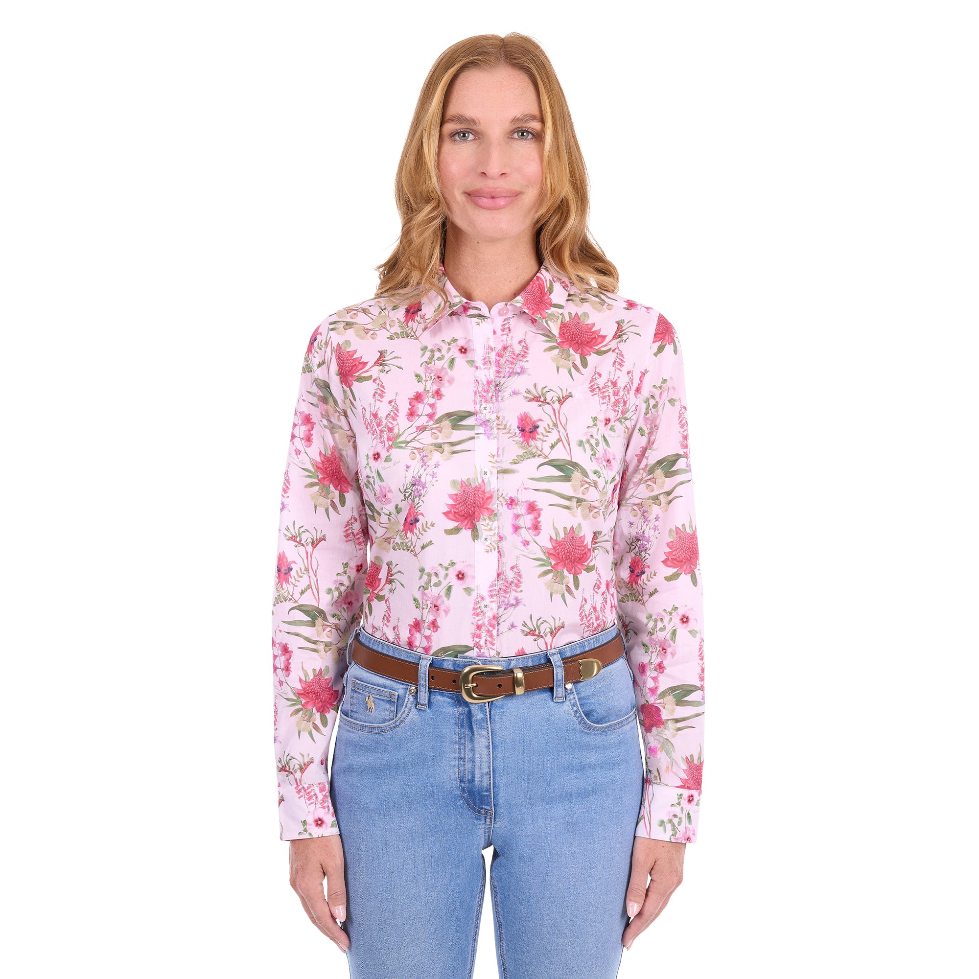 Thomas Cook Womens Frankie L/S Shirt (T6S2114068) Pink Multi