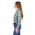 Thomas Cook Womens Judy L/S Shirt (T6W2110059) Green/White