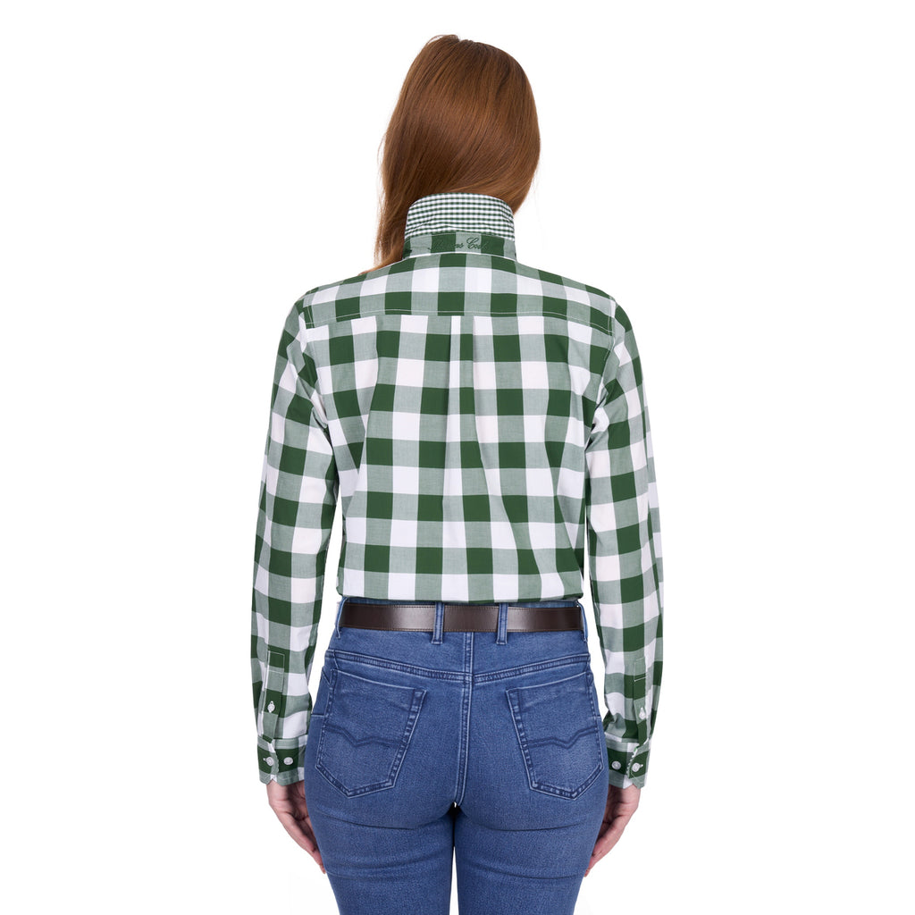 Thomas Cook Womens Judy L/S Shirt (T6W2110059) Green/White