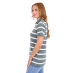 Thomas Cook Womens Lani S/S Polo (T6S2551056) Khaki/White