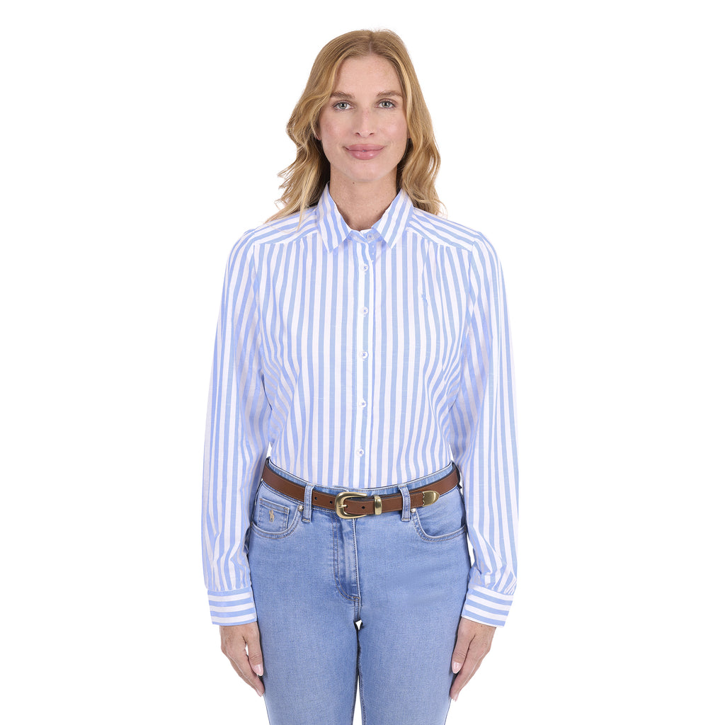 Thomas Cook Womens Louisa L/S Shirt (T6S2123102) Blue/White