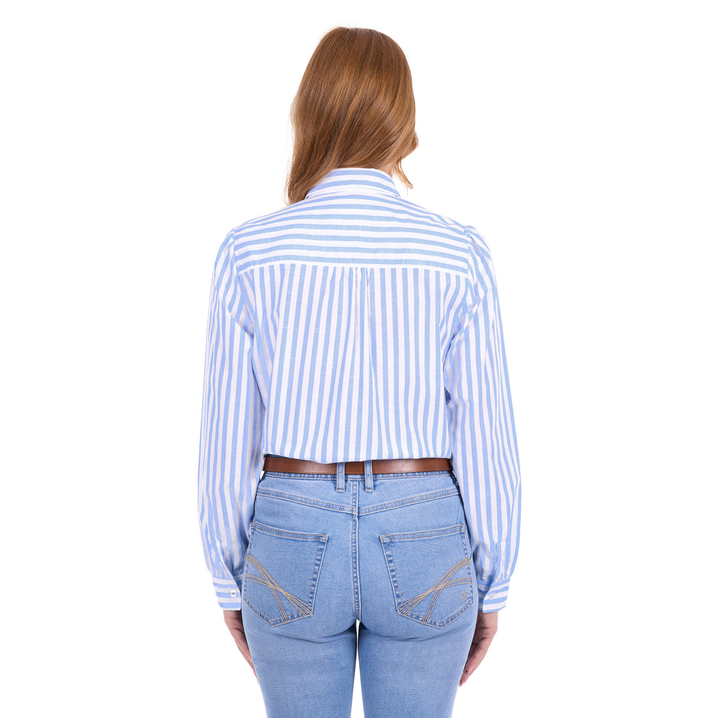 Thomas Cook Womens Louisa L/S Shirt (T6S2123102) Blue/White