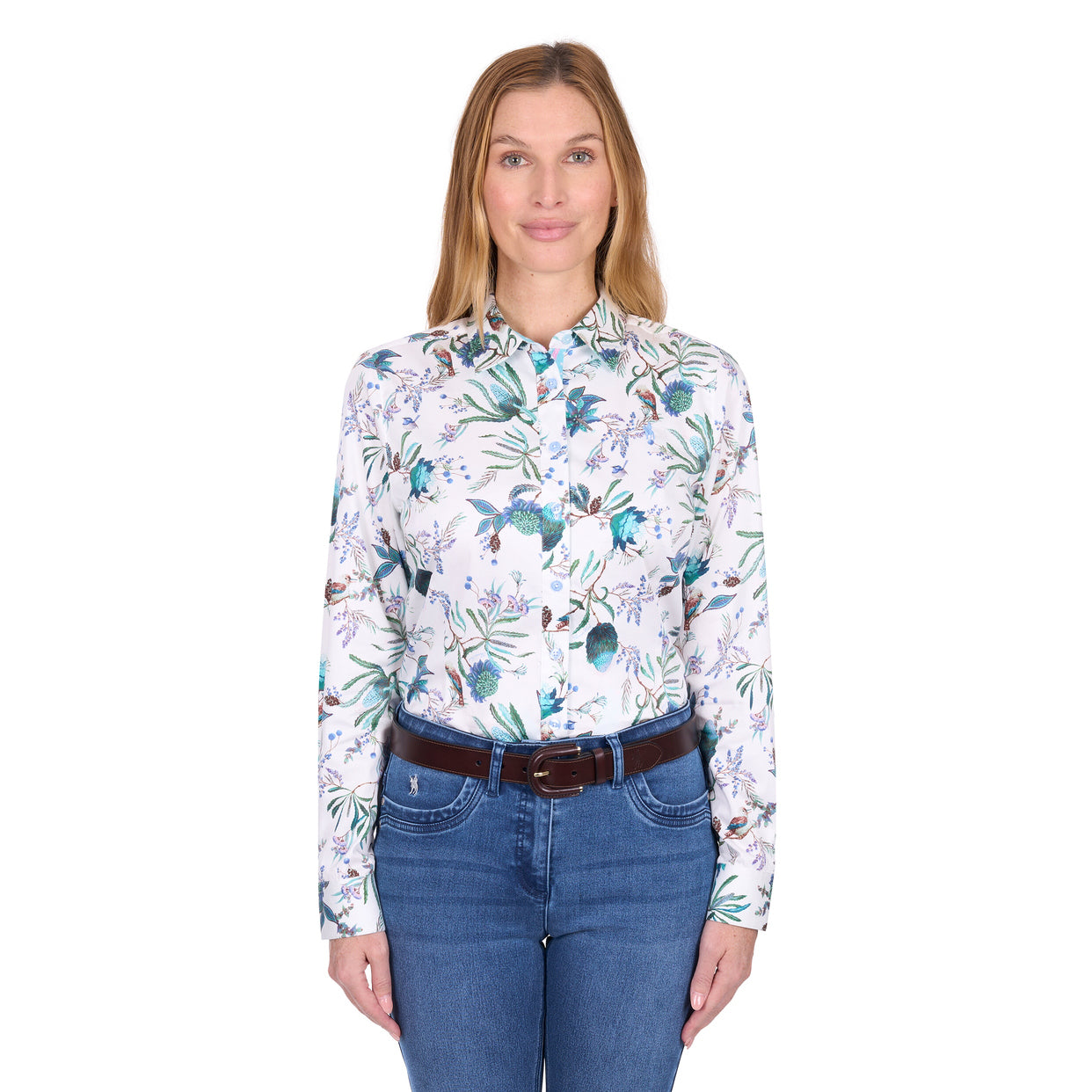 Thomas Cook Womens Lucinda L/S Shirt (T6W2118065) Blue/White