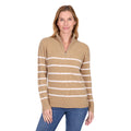 Thomas Cook Womens Luna 1/4 Zip Jumper (T6W2563096) Tan Marle