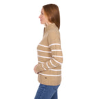 Thomas Cook Womens Luna 1/4 Zip Jumper (T6W2563096) Tan Marle