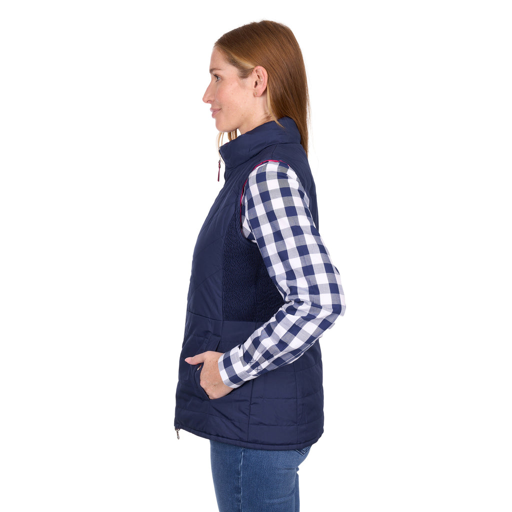 Thomas Cook Womens Mayfield Reversible Vest (T6W2620056) Hot Pink/Navy