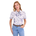 Thomas Cook Womens Mia S/S Shirt (T6S2125078) Navy/White