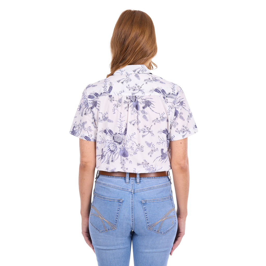 Thomas Cook Womens Mia S/S Shirt (T6S2125078) Navy/White
