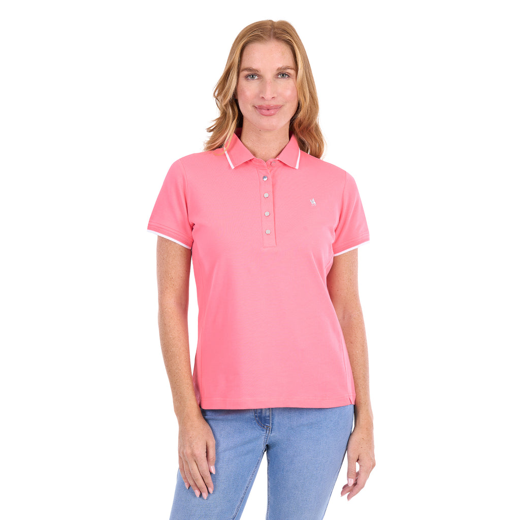 Thomas Cook Womens Michelle S/S Polo (T6S2523051) Coral