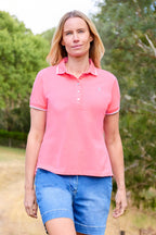 Thomas Cook Womens Michelle S/S Polo (T6S2523051) Coral