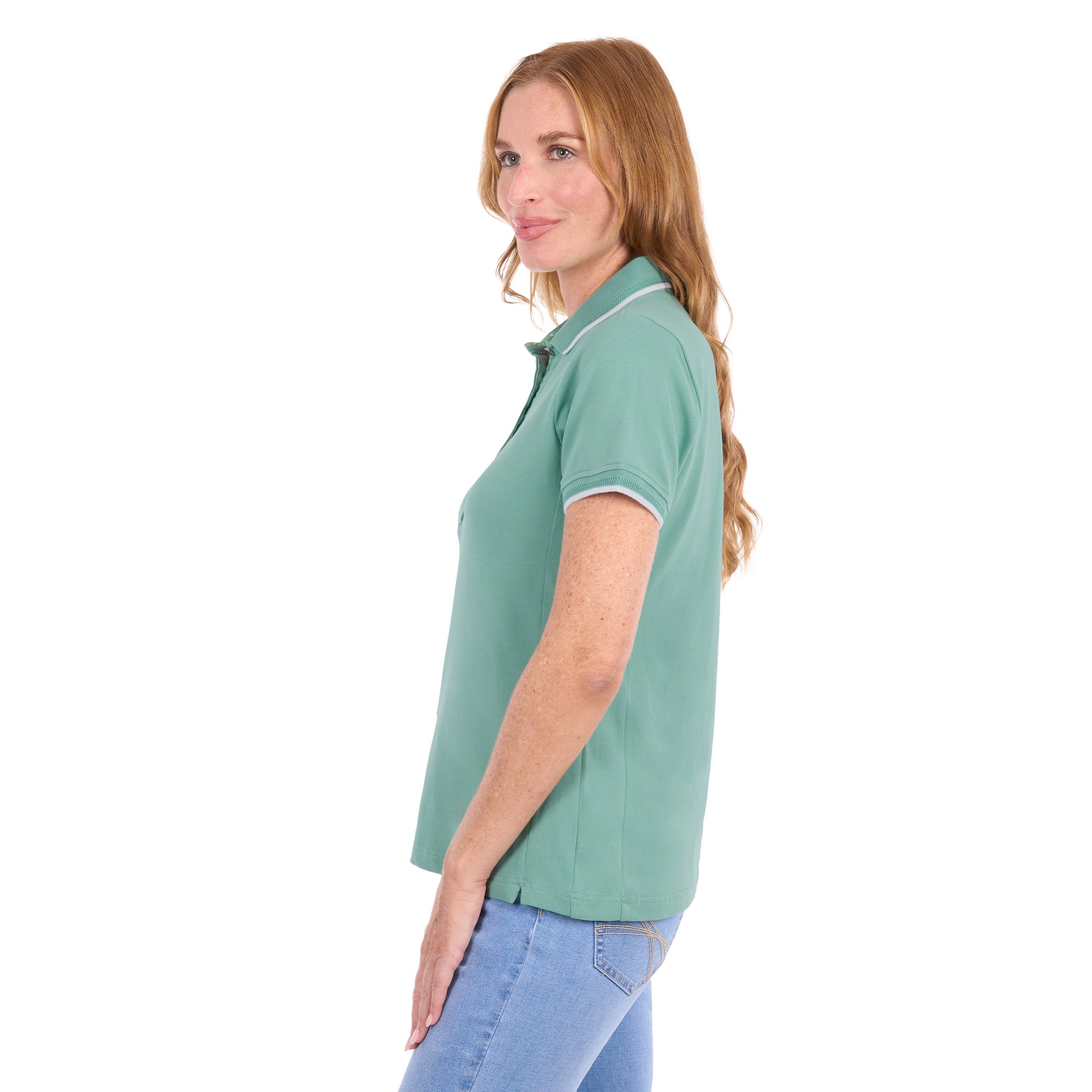Thomas Cook Womens Michelle S/S Polo (T6S2523051) Sage