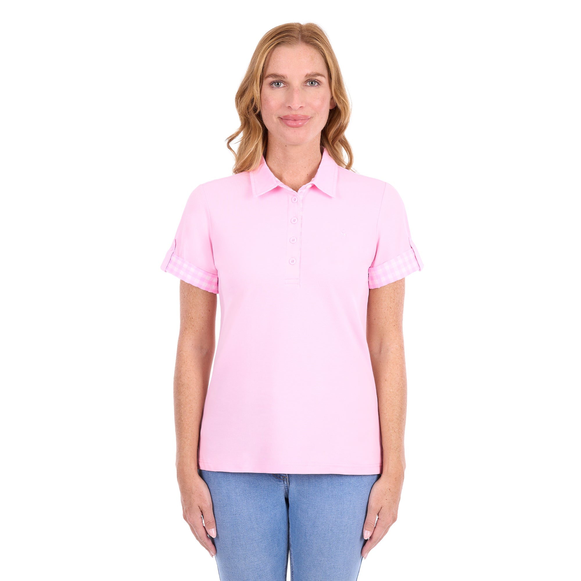 Thomas Cook Womens Nancy S/S Polo (T6S2523052) Pale Pink