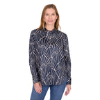 Thomas Cook Womens Narelle L/S Shirt (T6W2124069) Navy/Tan