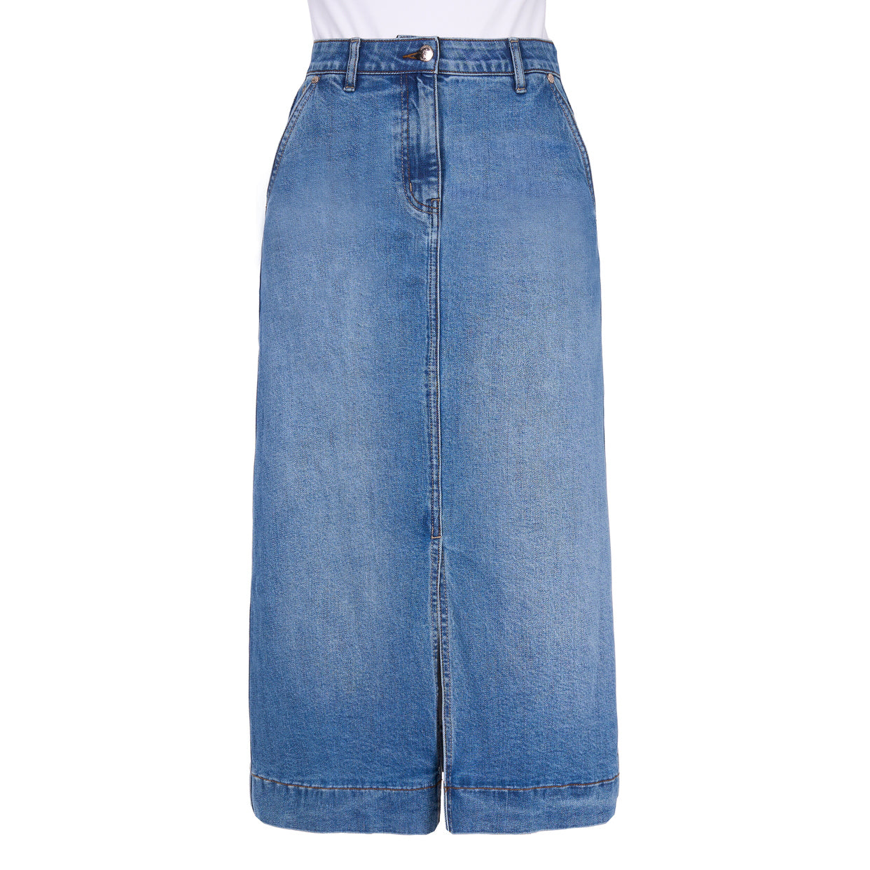 Thomas Cook Womens Nova Denim Skirt (T6W2400101) Light Wash