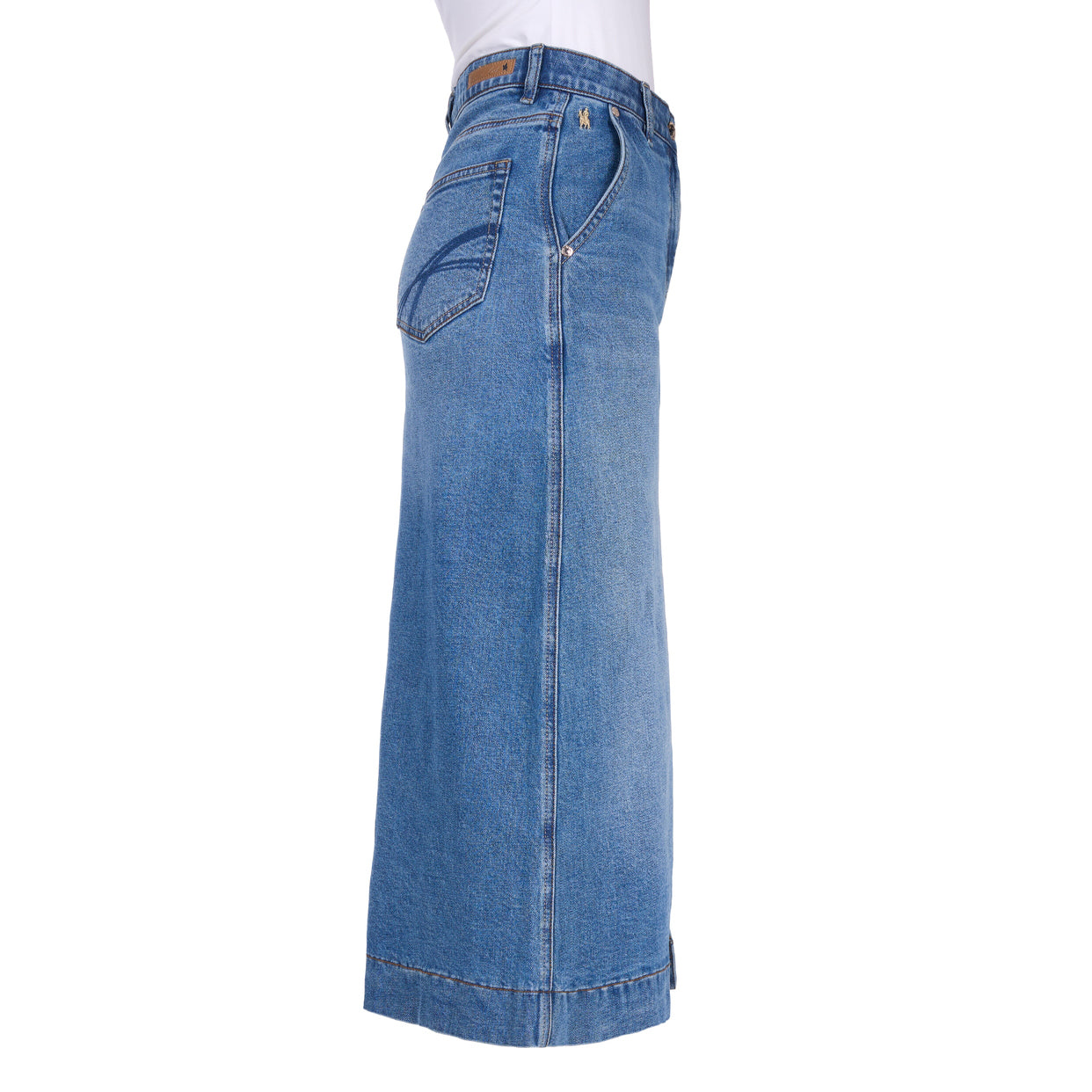 Thomas Cook Womens Nova Denim Skirt (T6W2400101) Light Wash
