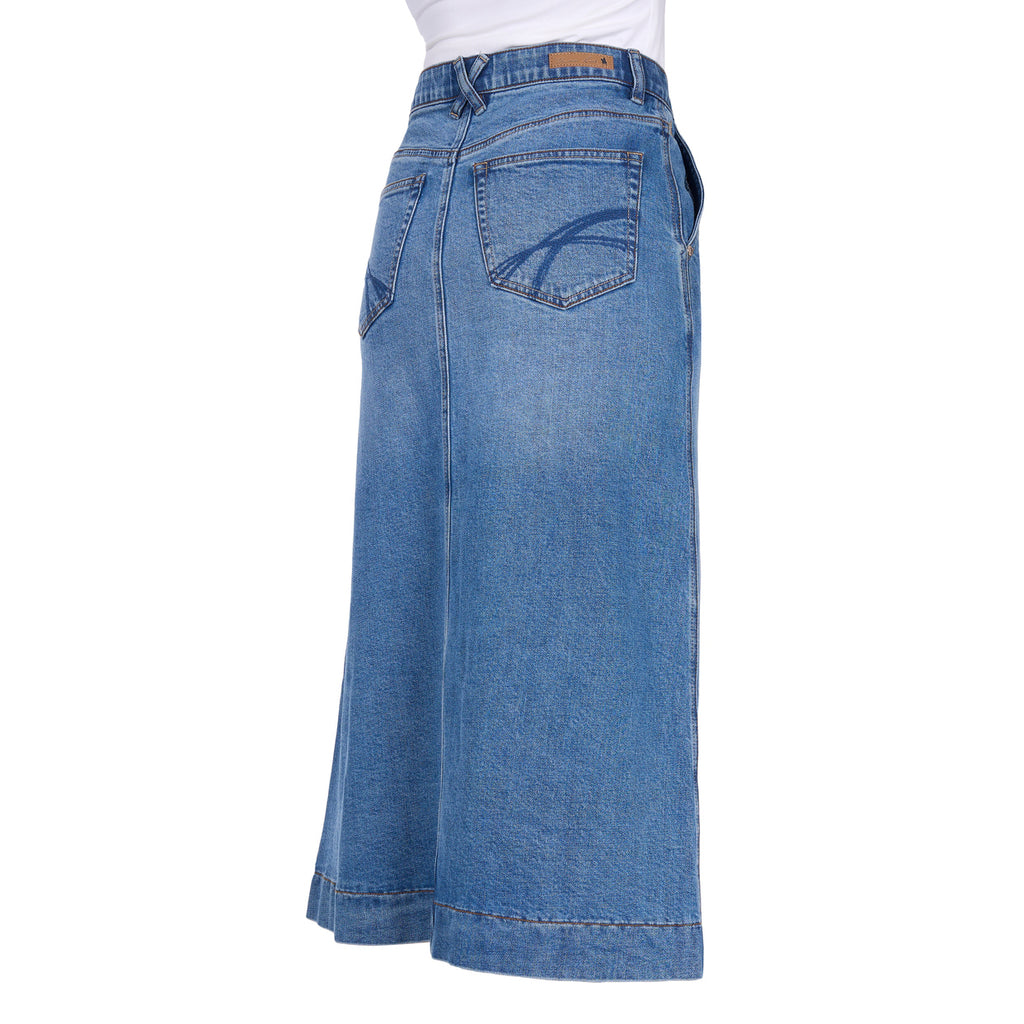 Thomas Cook Womens Nova Denim Skirt (T6W2400101) Light Wash