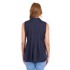 Thomas Cook Womens Pearl Sleeveless Shirt (T6S2116090) Navy