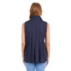 Thomas Cook Womens Pearl Sleeveless Shirt (T6S2116090) Navy