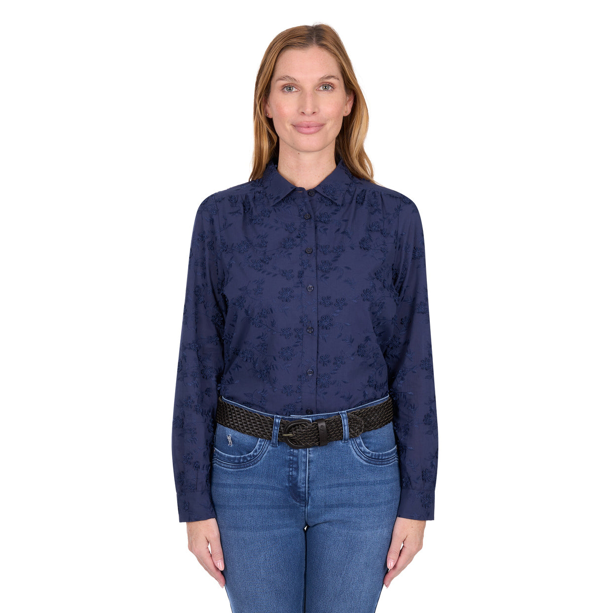Thomas Cook Womens Remy L/S Shirt (T6W2123144) Navy