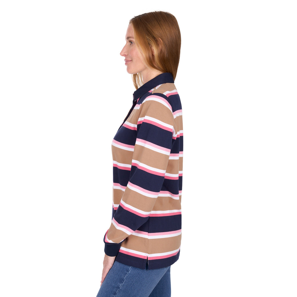 Thomas Cook Womens Ruth Rugby (T6W2506074) Tan/Pink