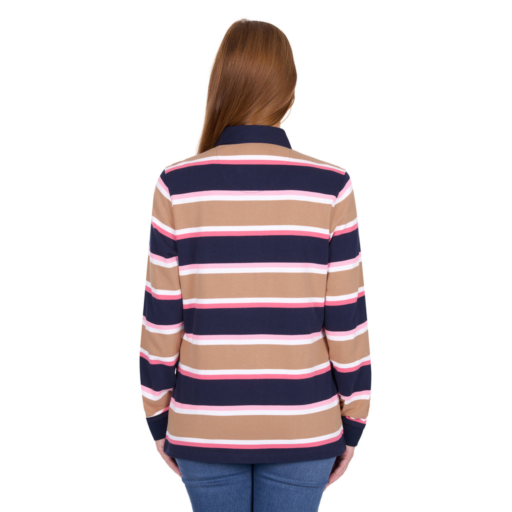 Thomas Cook Womens Ruth Rugby (T6W2506074) Tan/Pink
