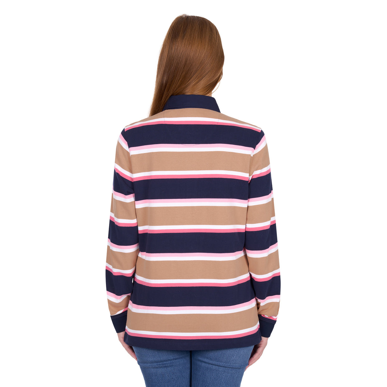 Thomas Cook Womens Ruth Rugby (T6W2506074) Tan/Pink