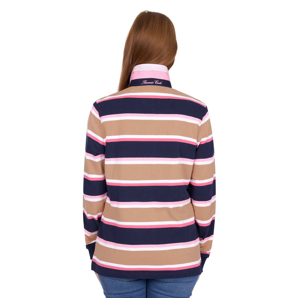 Thomas Cook Womens Ruth Rugby (T6W2506074) Tan/Pink
