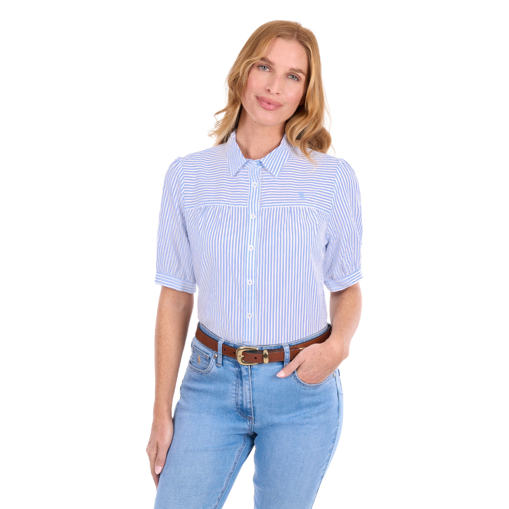 Thomas Cook Womens Shelley S/S Shirt (T6S2125085) Blue/White