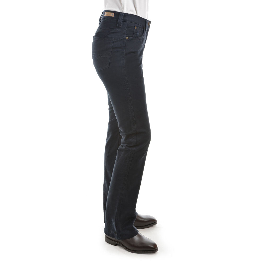 Thomas Cook Womens Stretch Moleskin Wonder Jeans Mid-Reg-Boot (TCP2229007) 34Leg Navy