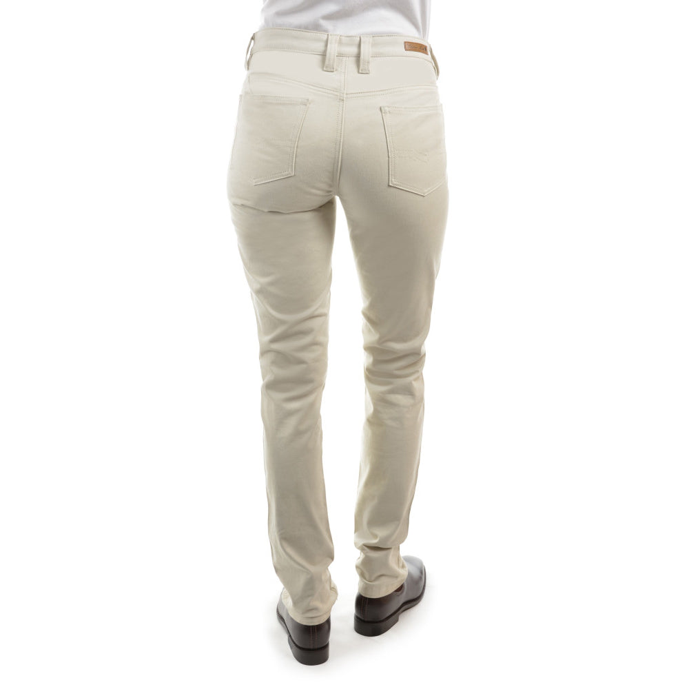 Thomas Cook Womens Stretch Moleskin Wonder Jeans Mid-Reg-Boot (TCP2229007) 34Leg Stone Back
