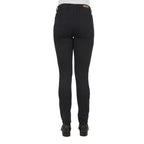 Black Thomas Cook Women's Suzie Slimmer Leg Wonder Jeans 32 Leg (TCP2215128) shown from behind on a model from the waist down, paired with brown leather boots against a plain white background.