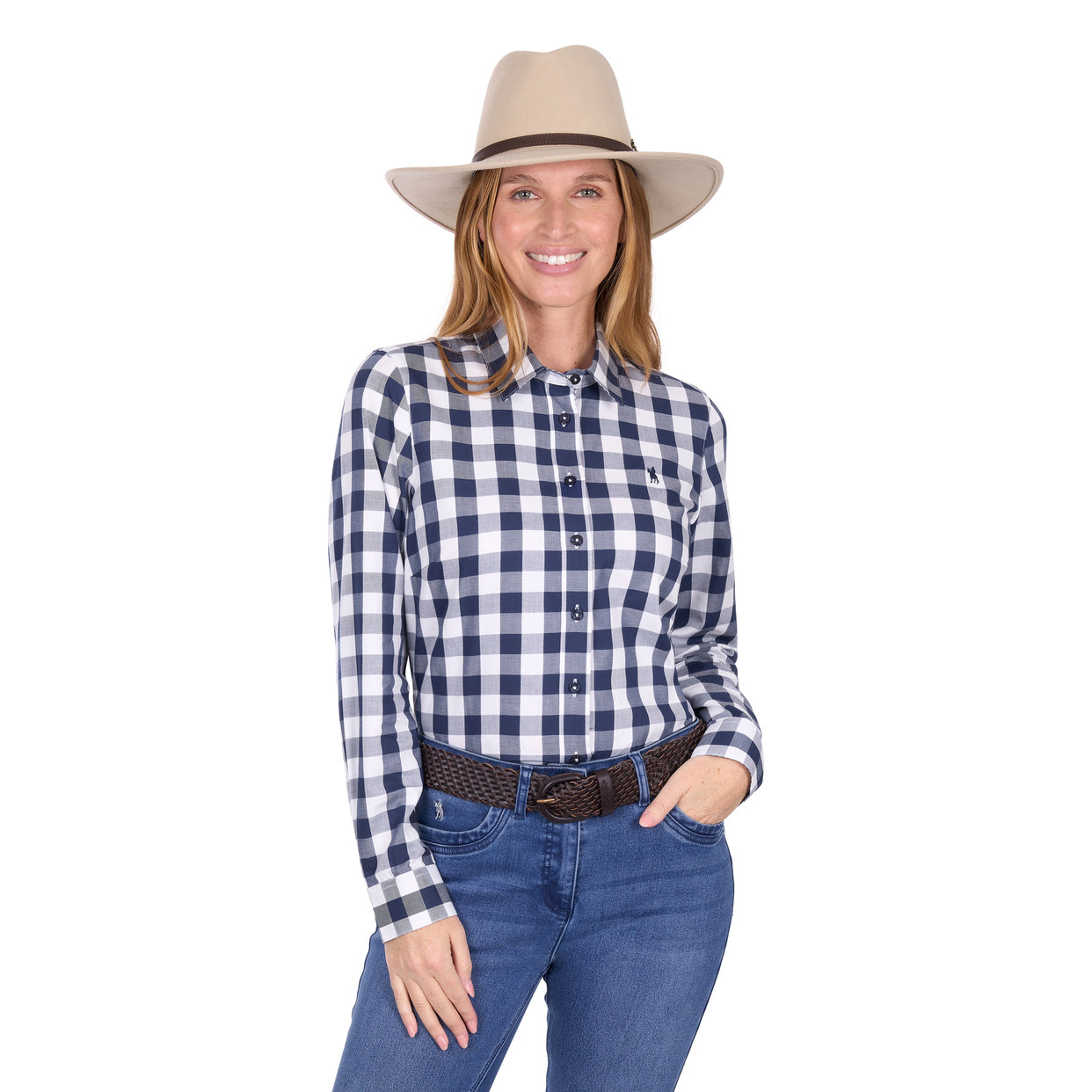 Thomas Cook Womens Tamara L/S Shirt (T6W2110145) Navy/White