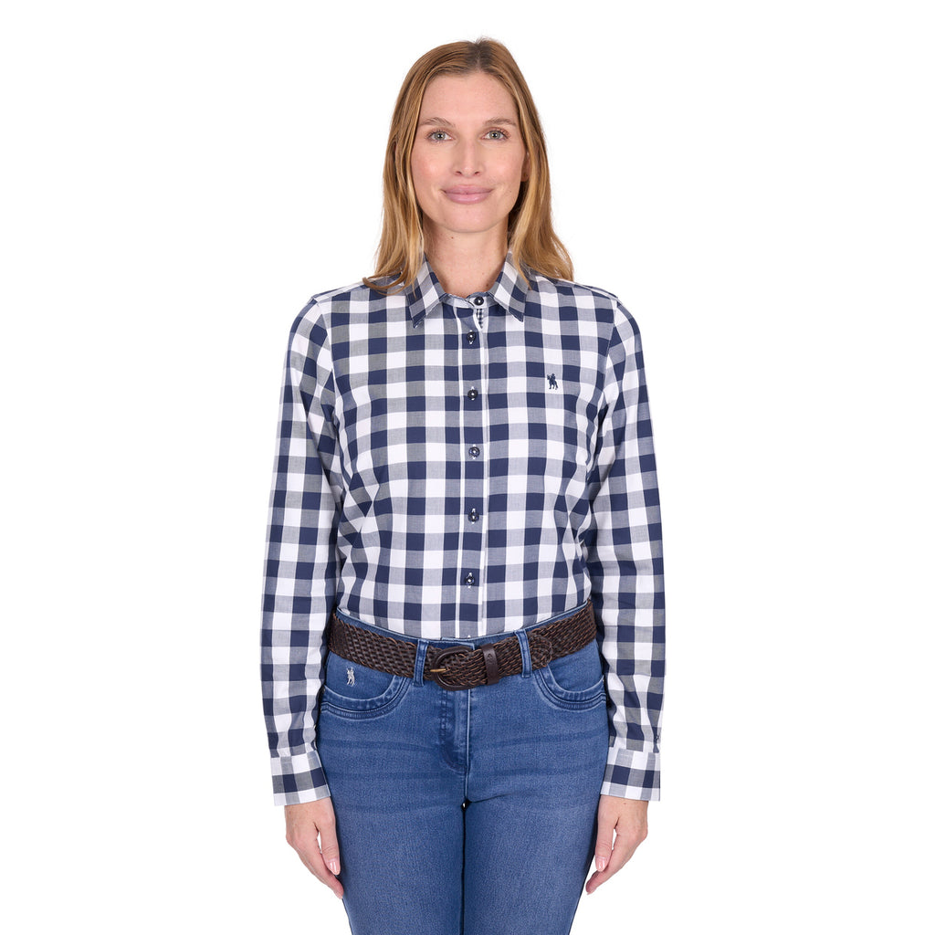 Thomas Cook Womens Tamara L/S Shirt (T6W2110145) Navy/White