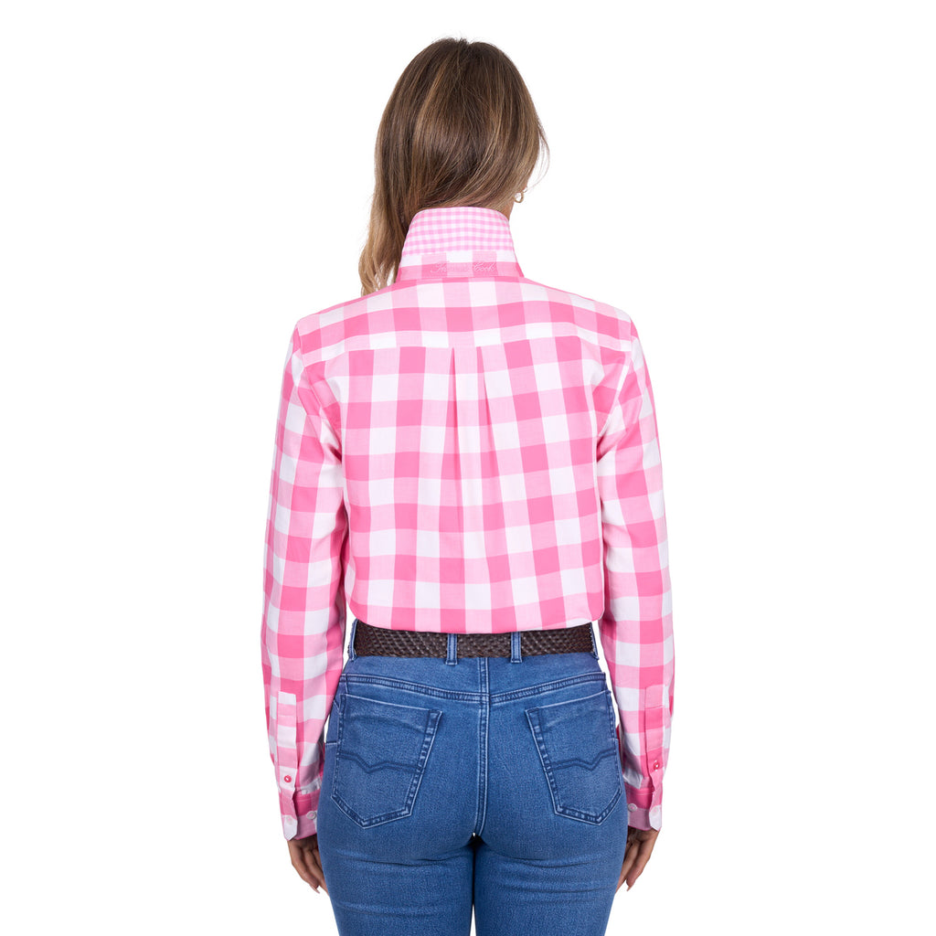 Thomas Cook Womens Tamara L/S Shirt (T6W2110145) Pink/White
