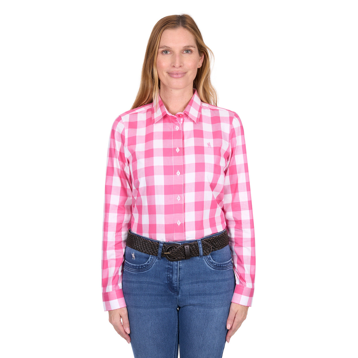 Thomas Cook Womens Tamara L/S Shirt (T6W2110145) Pink/White