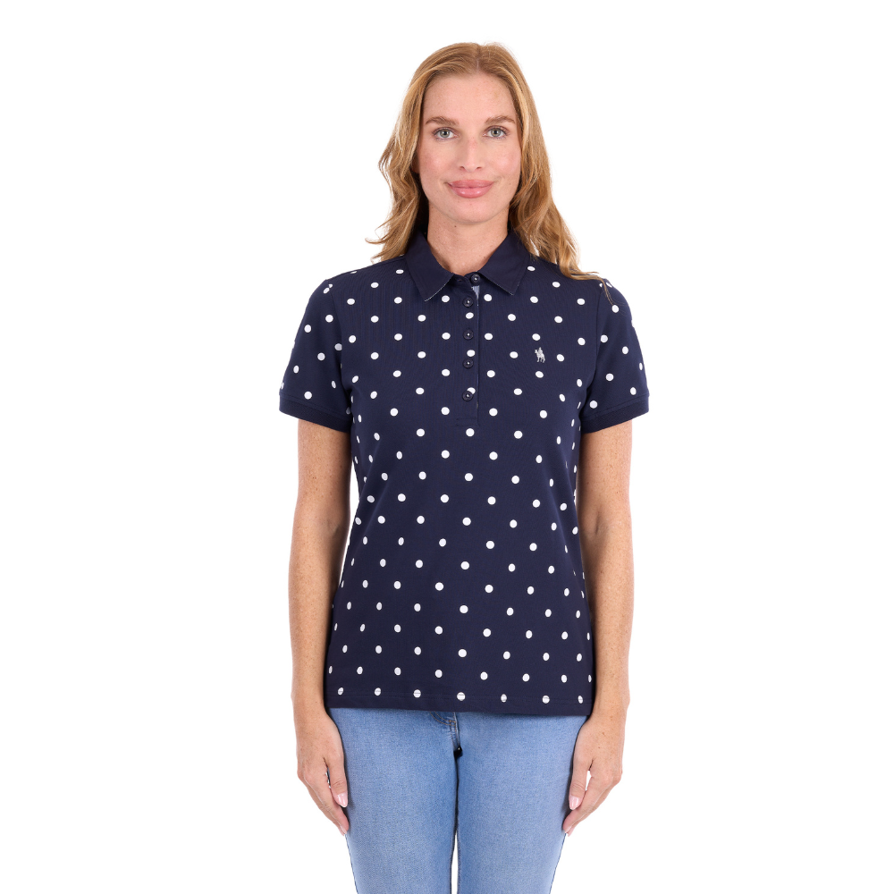 Thomas Cook Womens Tammy S/S Polo (T6S2523060) Navy/White