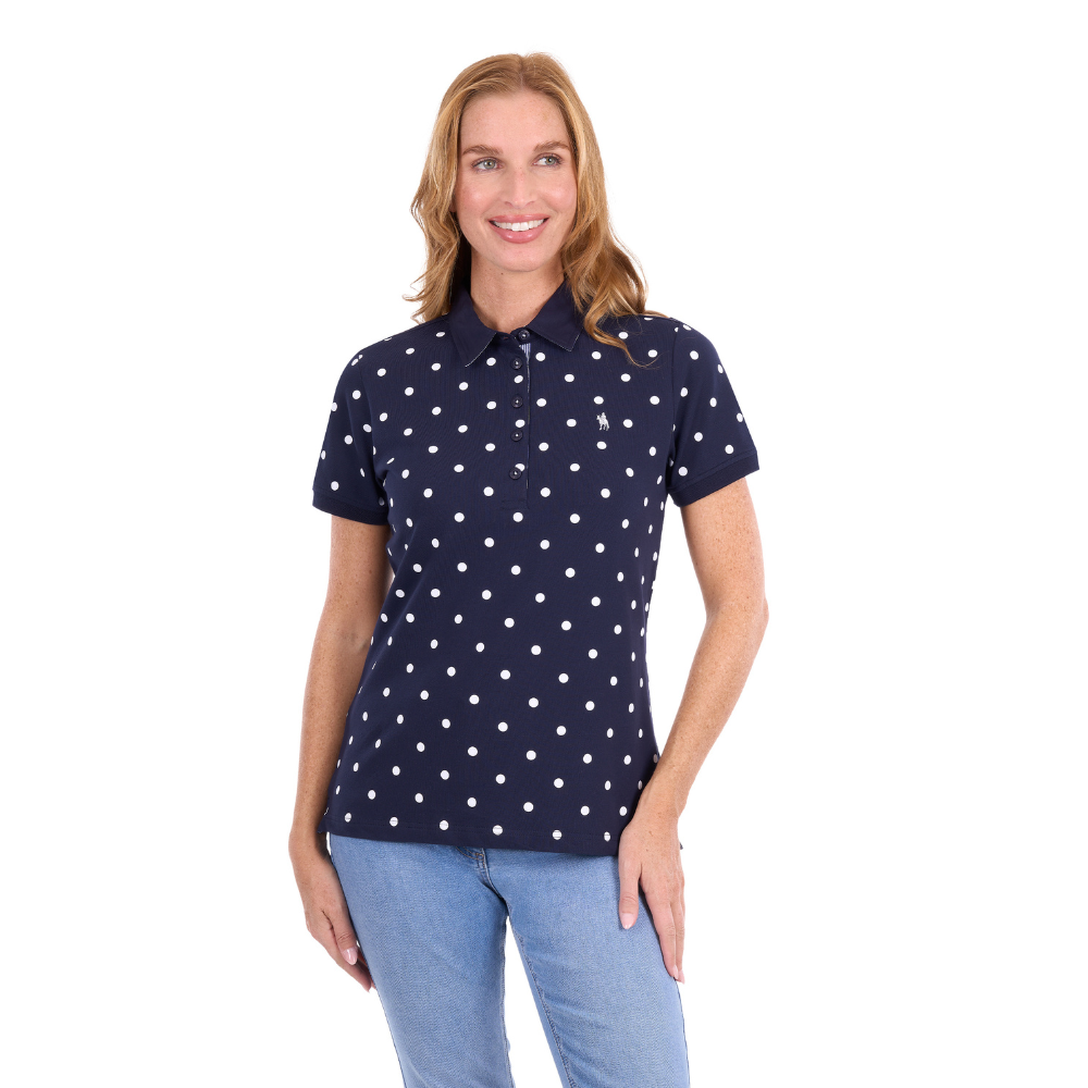 Thomas Cook Womens Tammy S/S Polo (T6S2523060) Navy/White