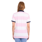 Thomas Cook Womens Tessa S/S Polo (T6S2523054) Pale Pink/White