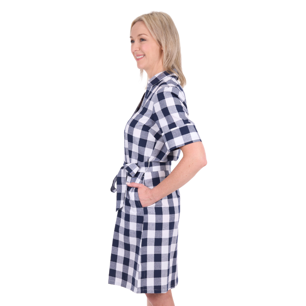 Thomas Cook Womens Victoria Shirt Dress (T6S2414098) Navy/White