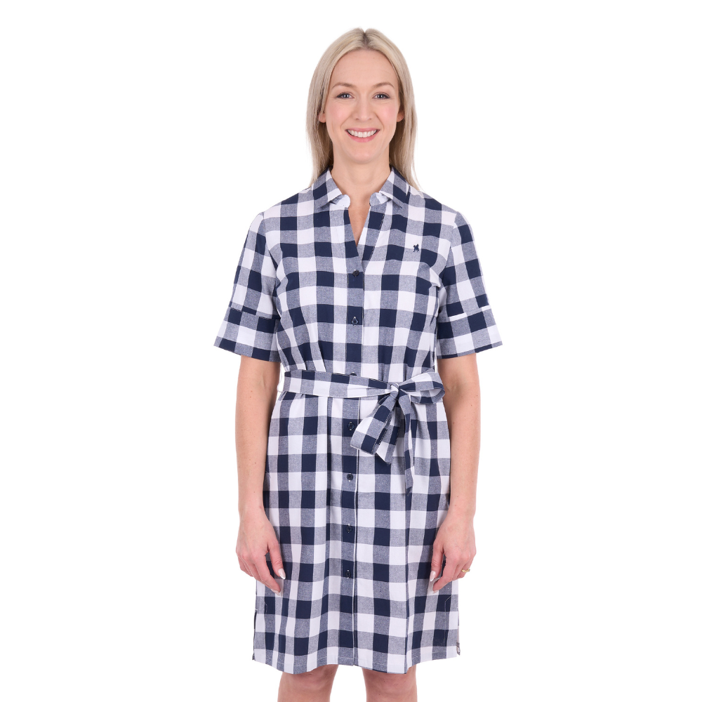 Thomas Cook Womens Victoria Shirt Dress (T6S2414098) Navy/White